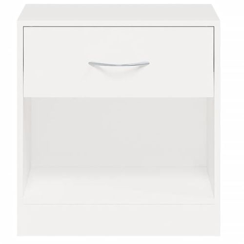 242547 Nightstand 2 pcs with Drawer White slika 35