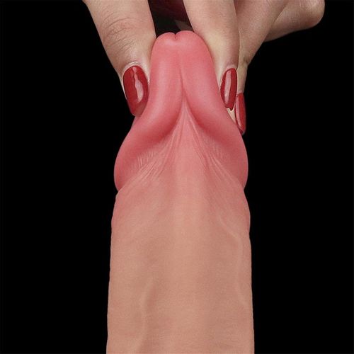 Lovetoy Sliding Skin dildo s cijelim testisima 22cm slika 16