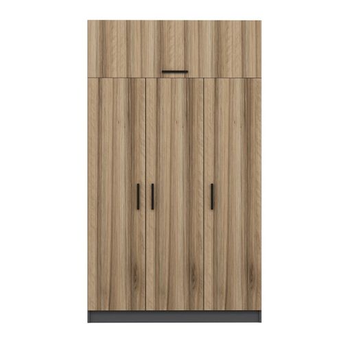 Woody Fashion Garderoba, Minar 3 Kapak 2 Çekmece 235 - Dore, Anthracite slika 5