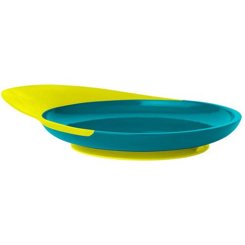Boon plitki tanjurić za hranjenje - Plavo/zeleni slika 1