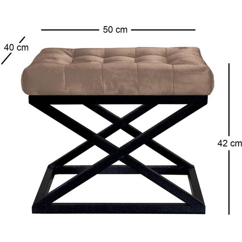 Capraz - Black, Brown v2 Black
Brown Pouffe slika 2