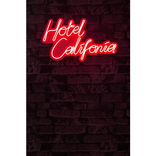 Wallity Ukrasna plastična LED rasvjeta, Hotel California - Red slika 2