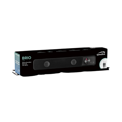 Soundbar SPEEDLINK Brio, LED, crni slika 1