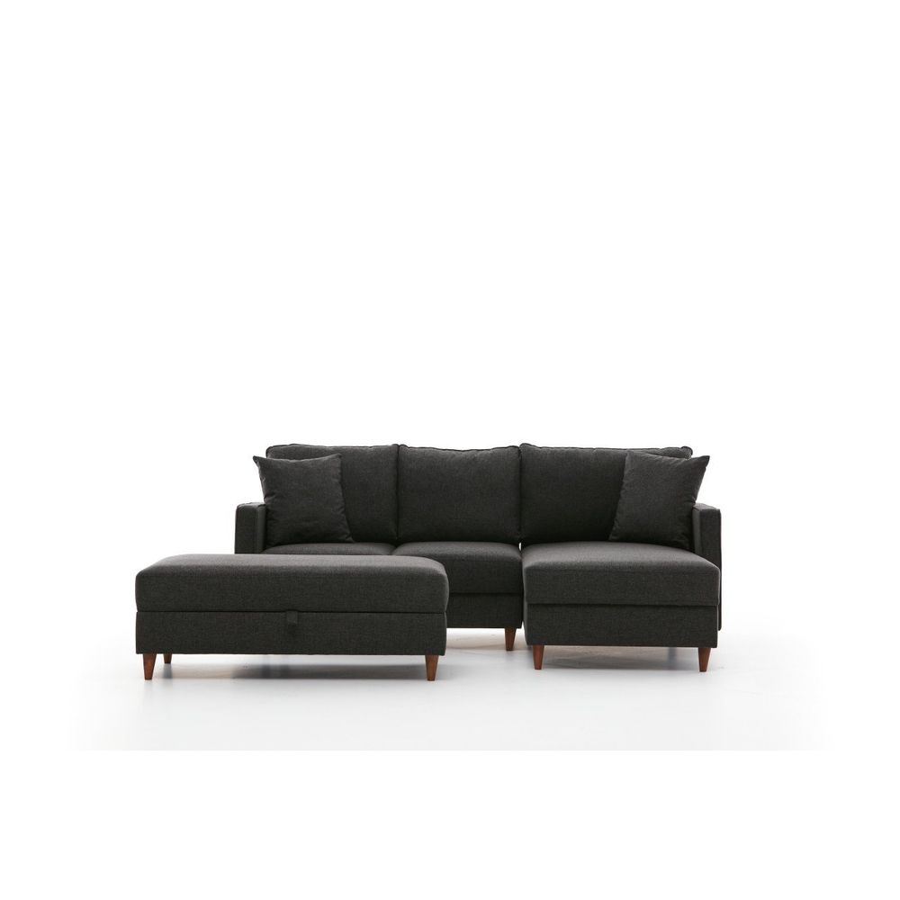 Eva Right - Ugao Sofa u Antracit Boji slika 7