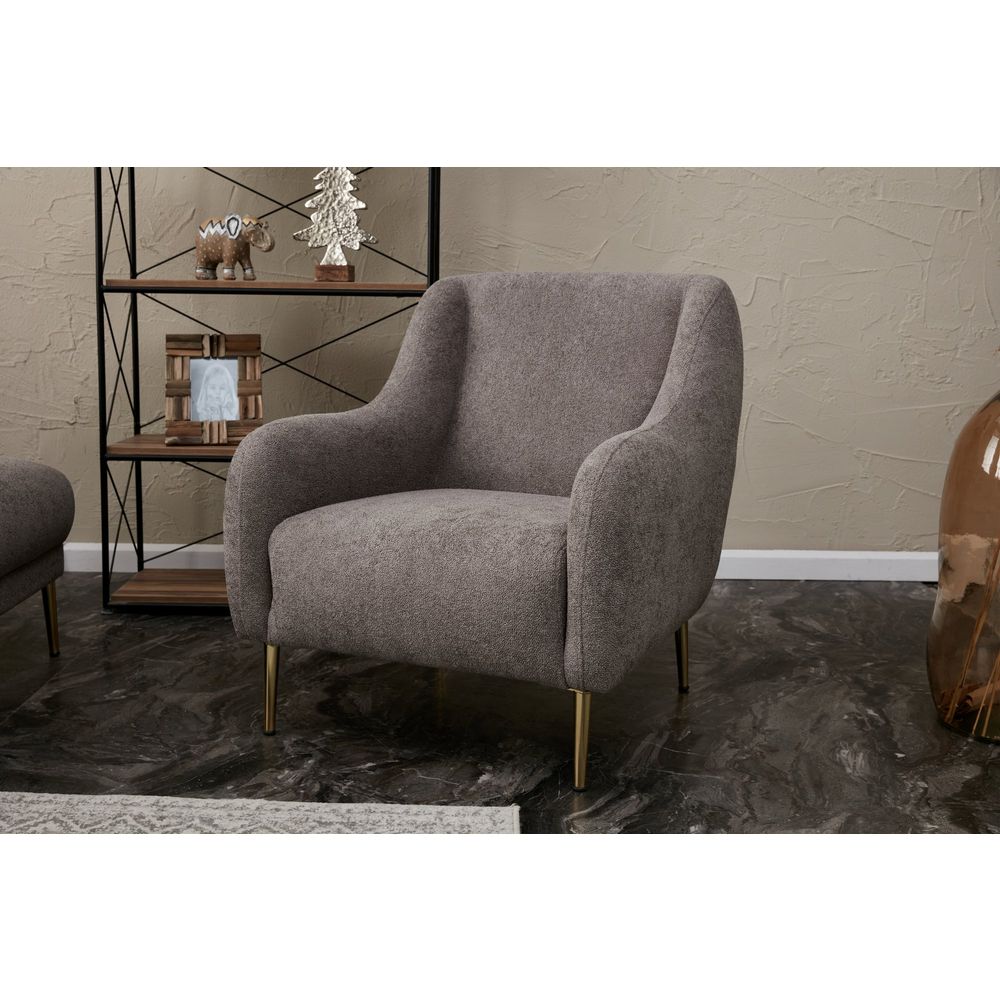 Simena - Siva GreyGold Sofa za Jednu Osobu slika 2