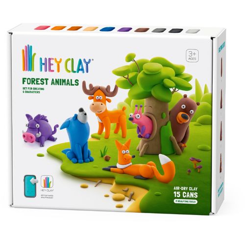 Hey Clay Glina Forest Animals - 15 cans - 26056 slika 1