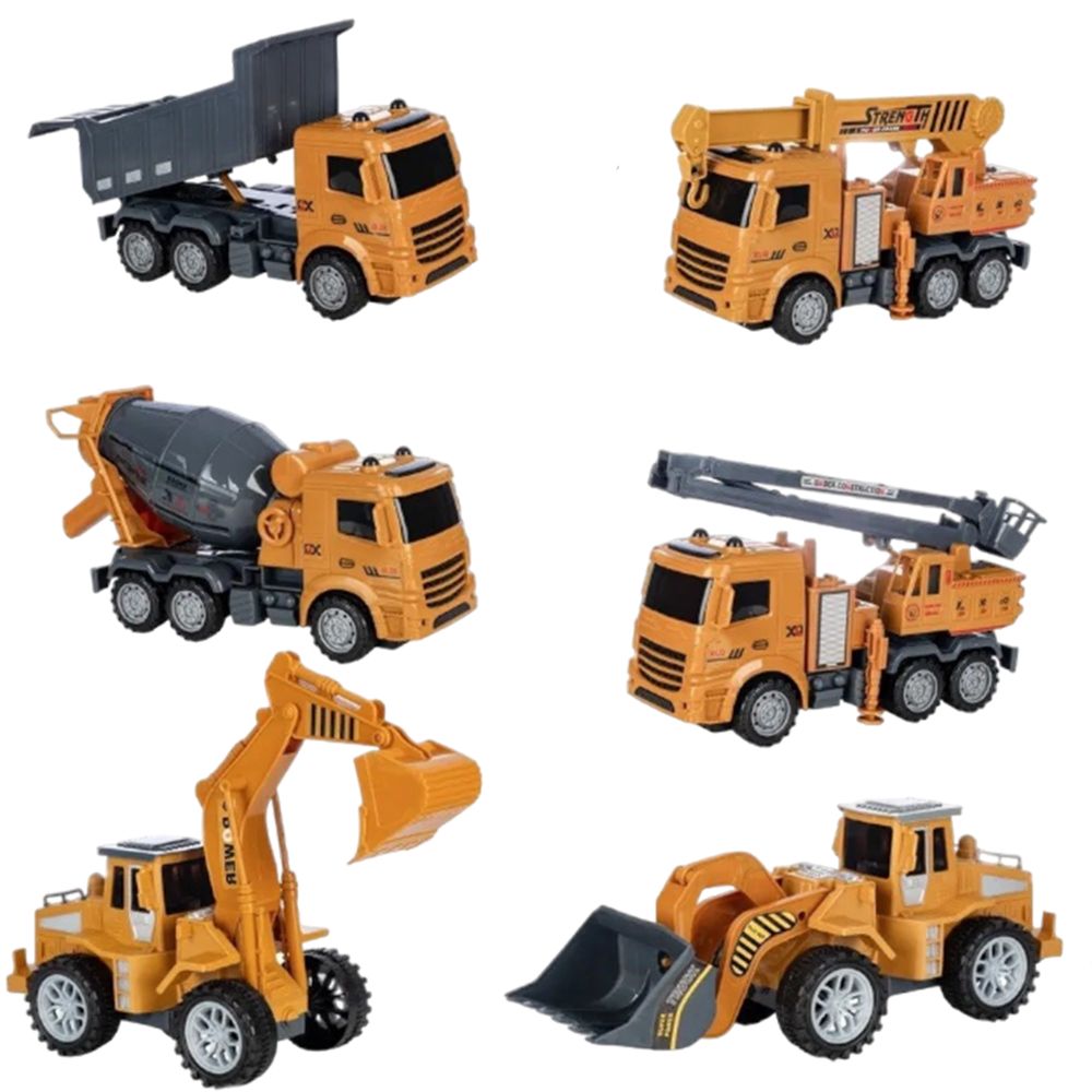 Woopie odličan građevinski set automobila 6u1 slika 3