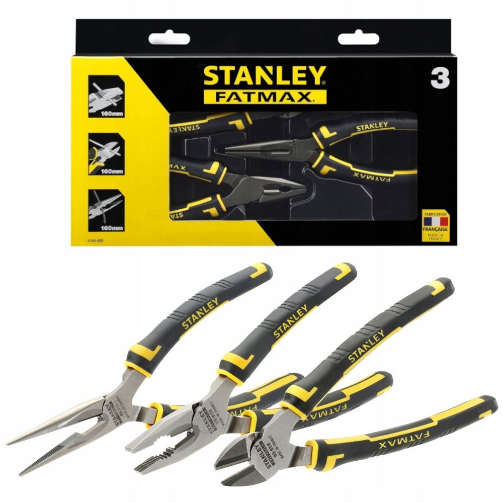 KLIJEŠTA MAXSTEEL 1000V SET 3 KOM Stanley 4-84-488 slika 1