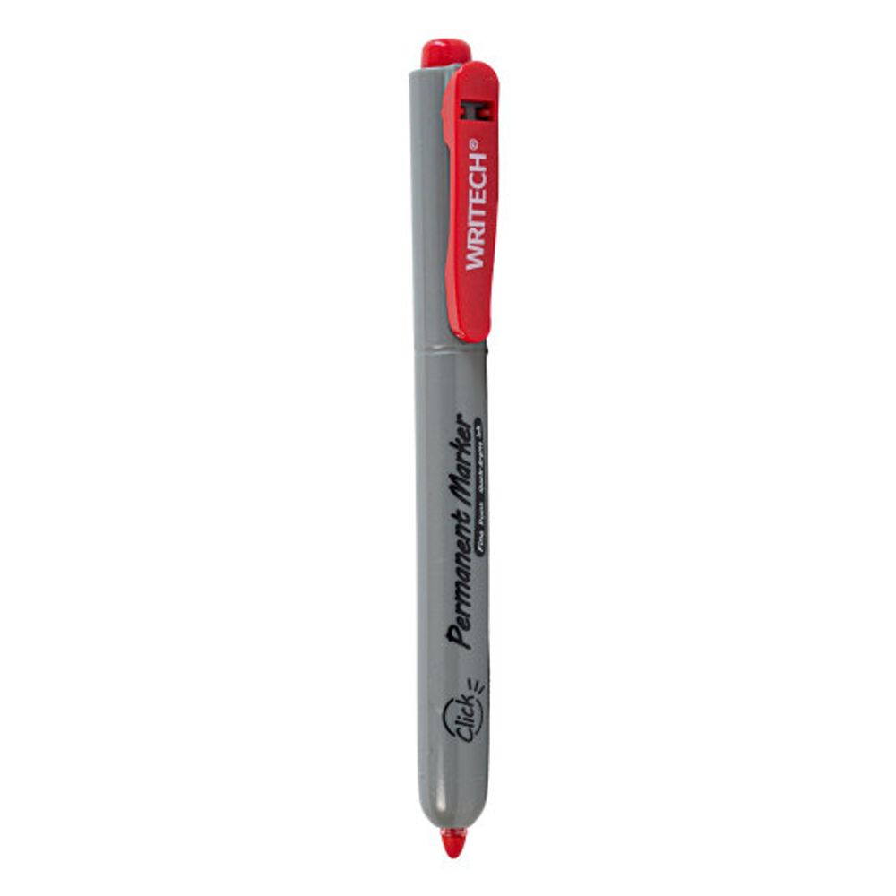Writech Permanentni marker Click crveni slika 1