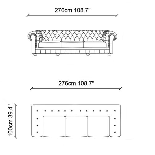 Atelier Del Sofa Cupon - Braon Sofa sa 4 Sedišta slika 3