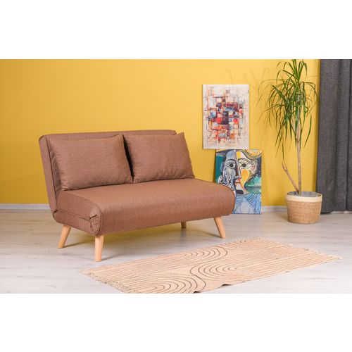 Atelier Del Sofa Dvosjed na razvlačenje, Smeđa, Folde 2-Seater - Brown slika 1