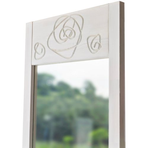 Roses - White White Cheval Mirror slika 2