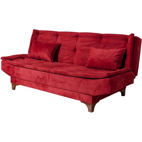 Kelebek TKM2-0101 Claret Red Sofa-Bed Set slika 6