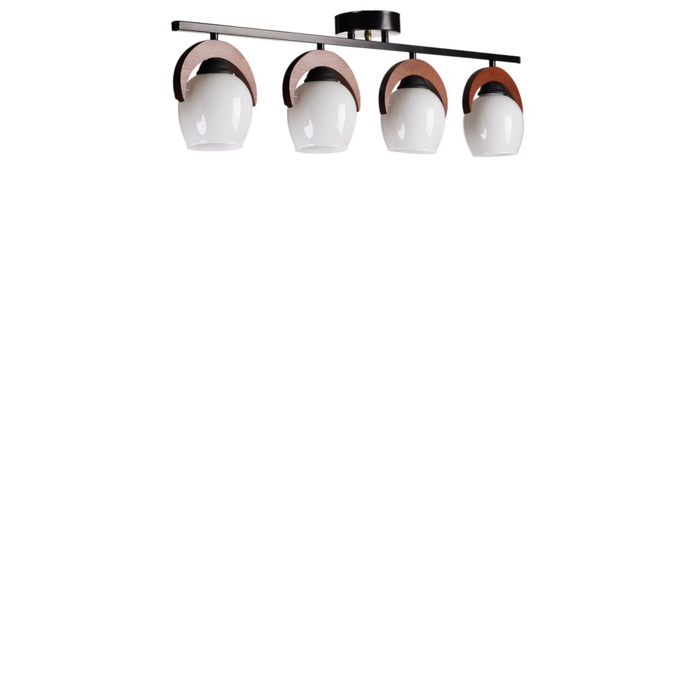 Opviq Luster 143, Bijela, Orah, Crna slika 2