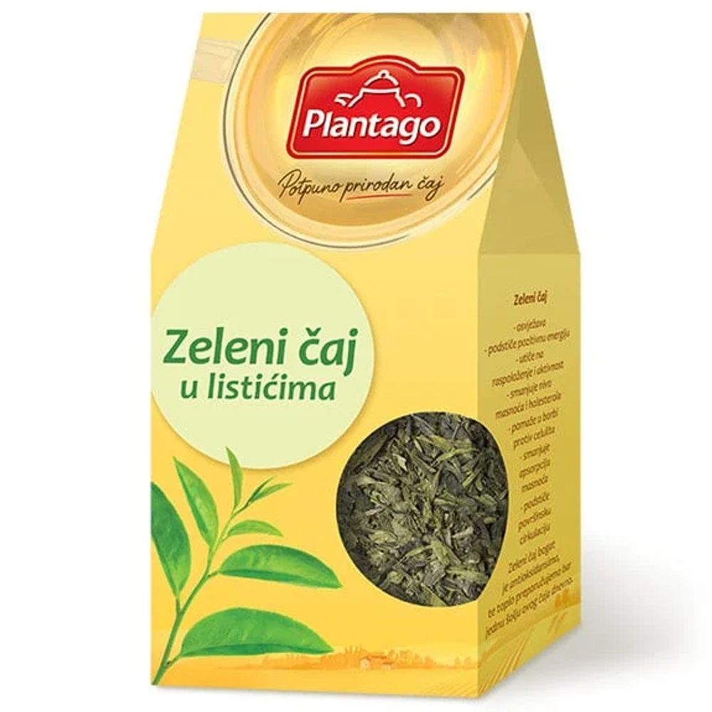 Plantago Zeleni čaj listići 50g slika 1