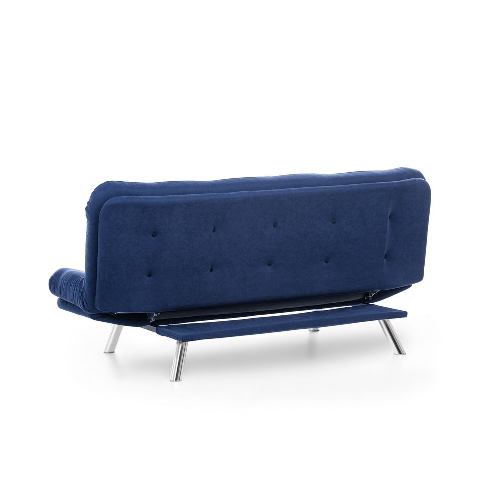 Misa Sofabed - Tamnoplava 3-sjedalna Sofa na Razvlačenje slika 7