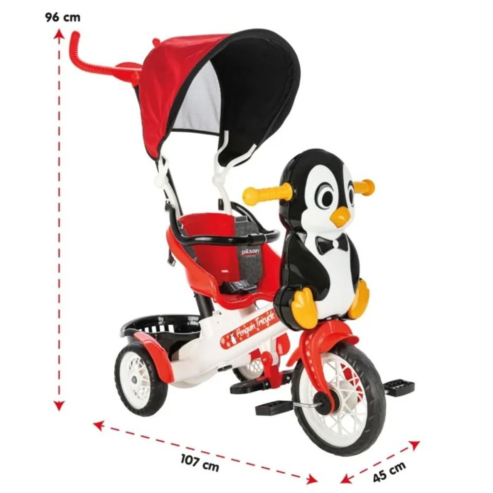 Pilsan Tricikl sa roditeljskom ručkom Penguin 07-178 slika 3