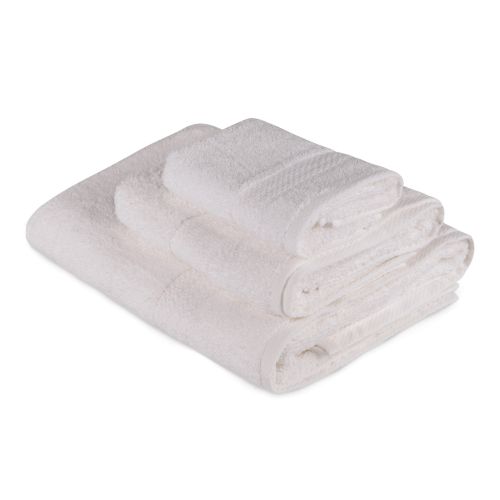 L'essential Maison Rainbow - White White Towel Set (3 Pieces) slika 1