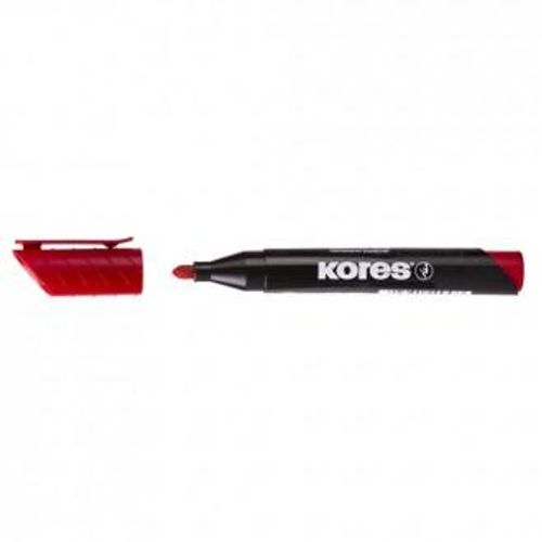 Flomaster Kores, permanent marker, 2093, 1-3 mm, crveni slika 1