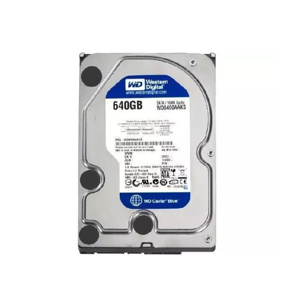 WD HDD 640GB SATA2 16MB Pull7200RPM Caviar Blue,12mjeseci garancija slika 1