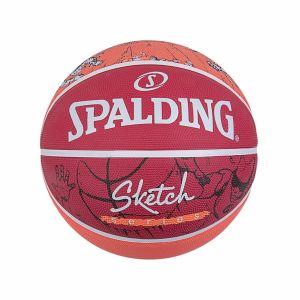 Košarkaška Lopta Spalding Sketch Dribble Crvena Guma (Veličina 7)