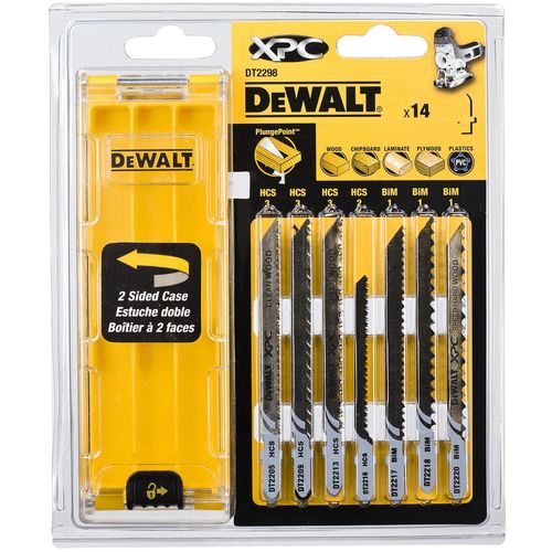 Dewalt set listova ubodne pile 14KOM, DT2298 slika 1