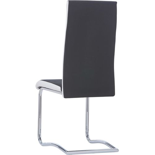Konzolne blagovaonske stolice od tkanine 6 kom crne slika 27
