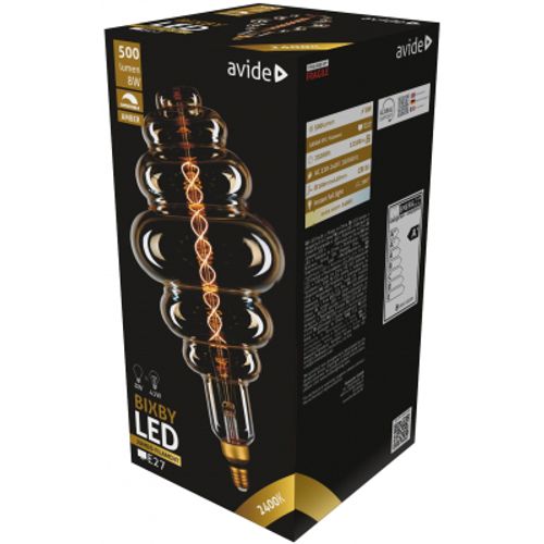 Avide žarulja Dekor LED AMBER Filament 8W E27 slika 2