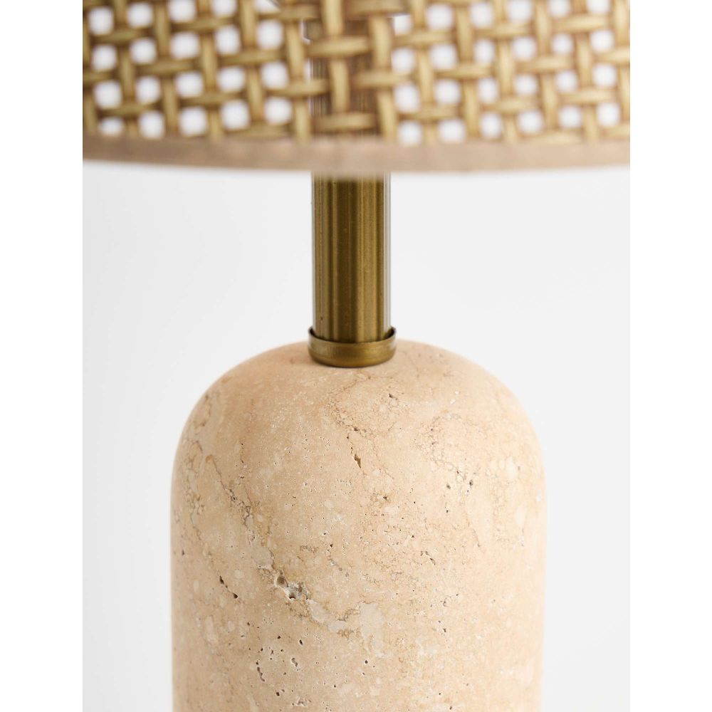 Lampa za Sto sa Hasir Sapkom - Travertin slika 6