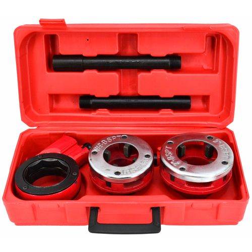 Awtools set za navojno rezanje cijevi 2 kom. 1-1/2", 2" u koferu slika 1