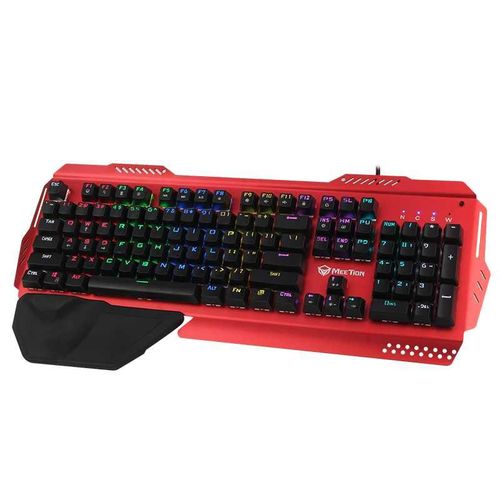 MEETION MK20 MEHANIČKA METALNA RGB Tastatura, CRVENA slika 3