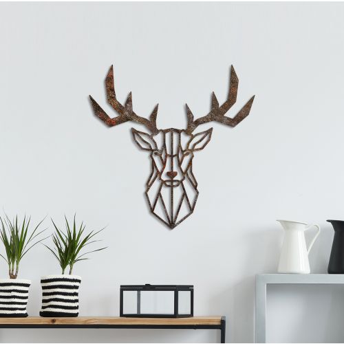 Wallity Metalna zidna dekoracija Rusty Deer 1 slika 2