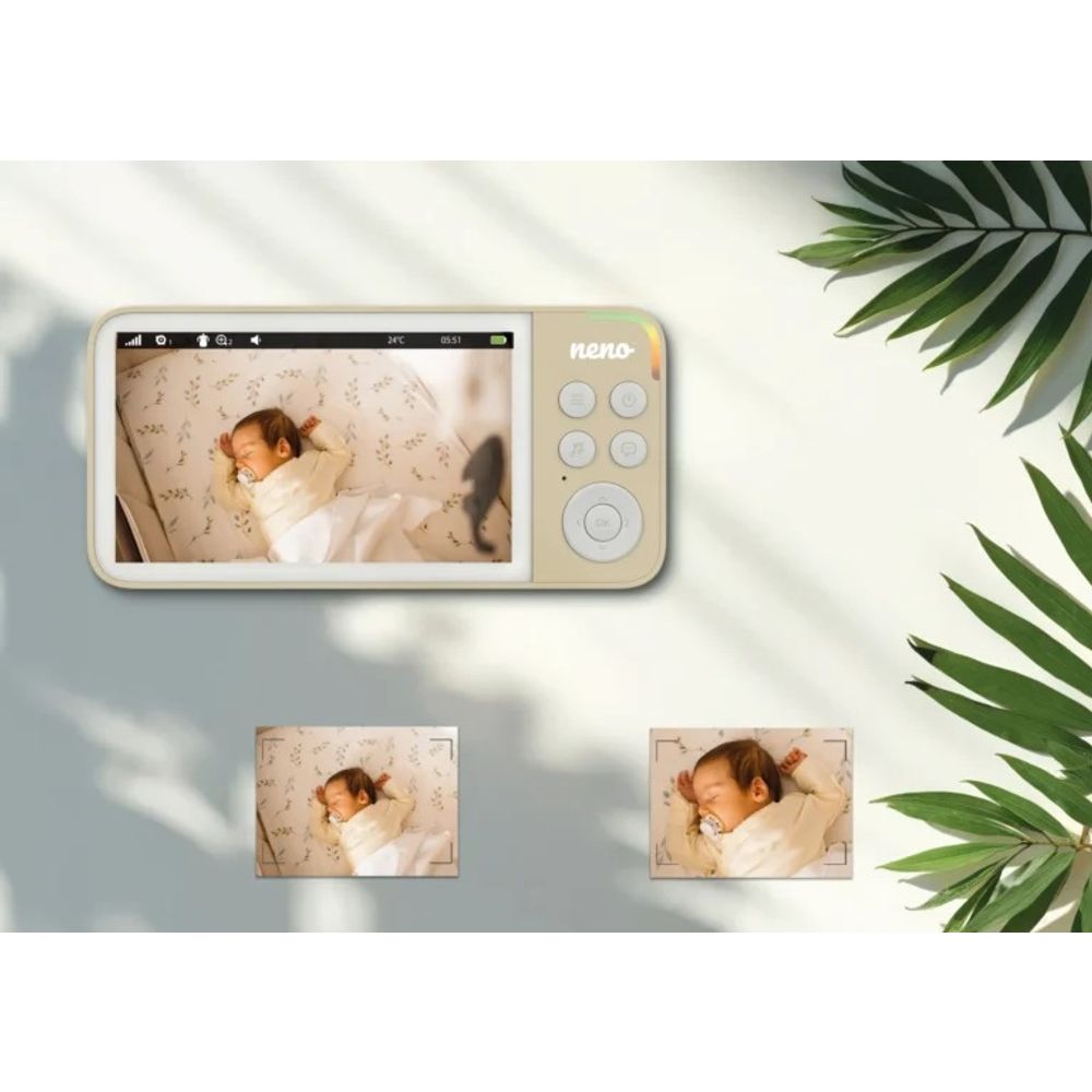 Neno Video Baby Monitor Vedo, Cream slika 7