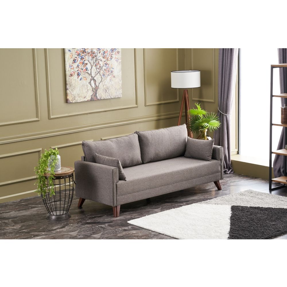 Bella Sofa za 3 Osobe - Braon slika 2