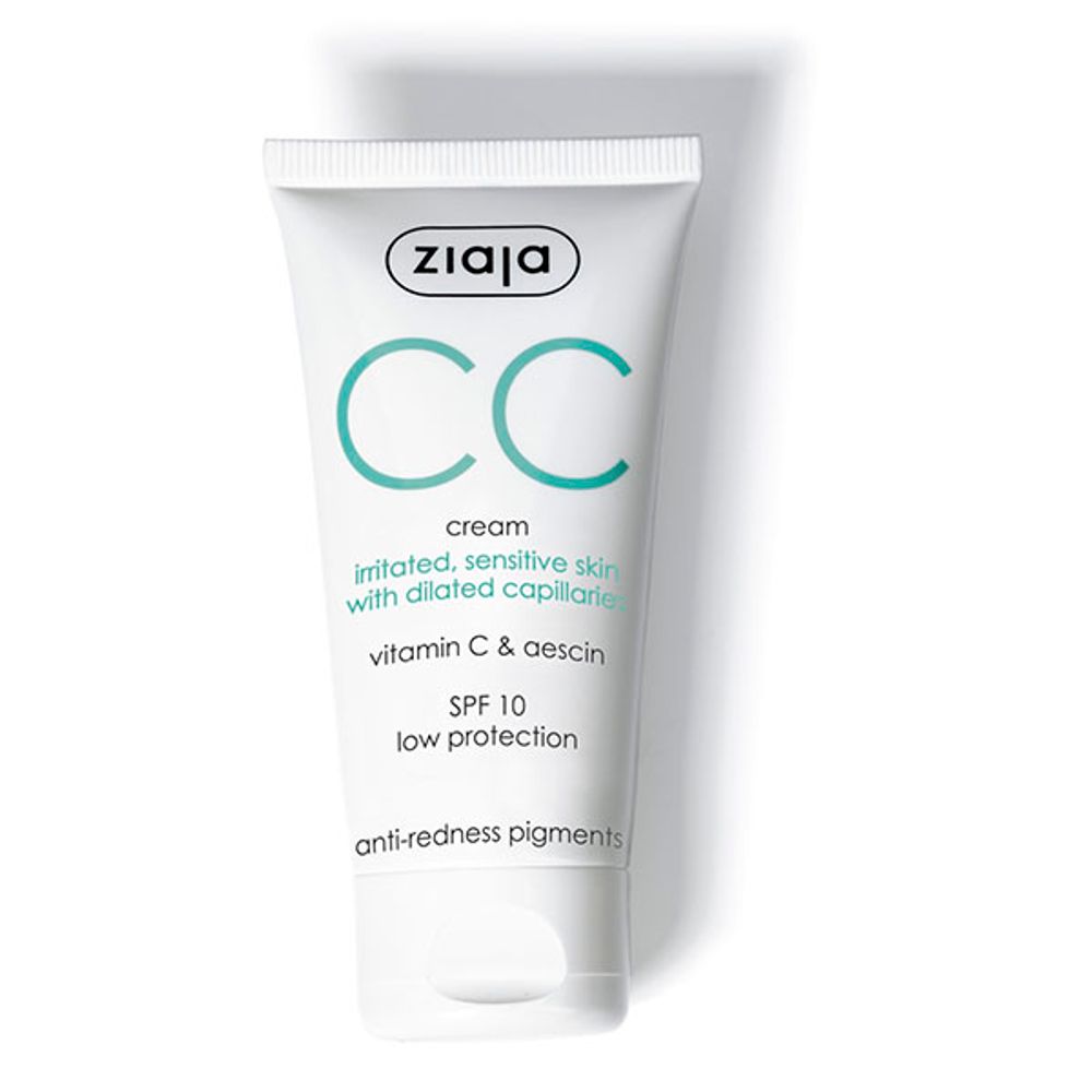 Ziaja CC krema za iritiranu i osjetljivu kožu SPF 10 50ml slika 1