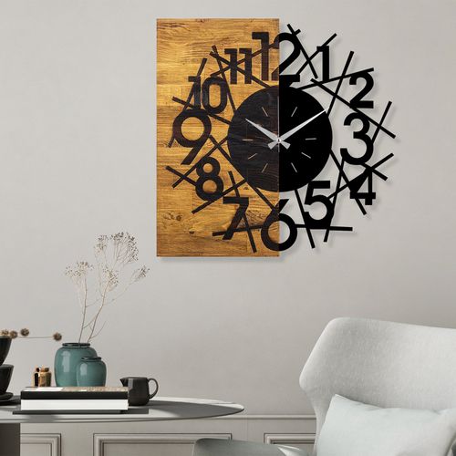 Wallity Ukrasni drveni zidni sat, Wooden Clock 26 slika 2