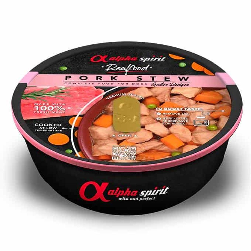 Alpha Spirit – Real Food gulaš od svinjetine 280g slika 1