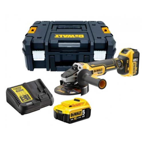 Dewalt DCG405P2 aku kutna brusilica 18v 5,0ah TSTAK kofer slika 2