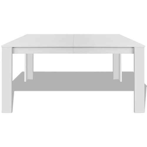 Blagavaonski stol 140 x 80 x 75 cm bijeli slika 4