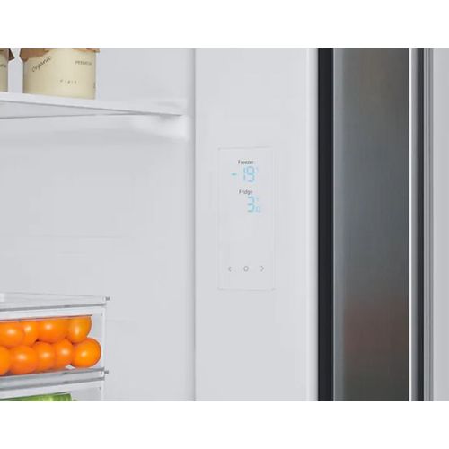 Samsung RS66A8100S9/EF Side by Side frižider sa vertikalnom podelom i SpaceMax™ tehnologijom, NoFrost, 652L, Inverter, Visina 178cm, Inox  slika 8