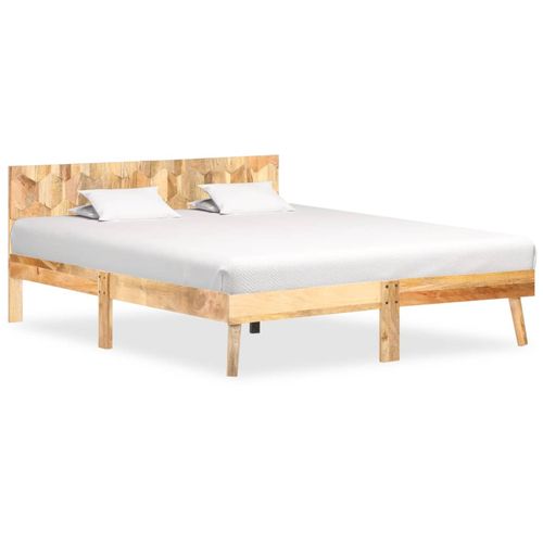 Okvir za krevet od masivnog drva manga 180 x 200 cm slika 29