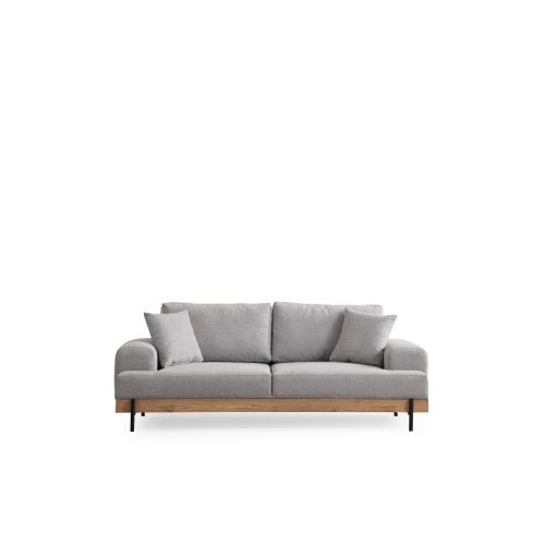 Atelier Del Sofa Trosjed, Eti Oak 3 Seater -Grey slika 8