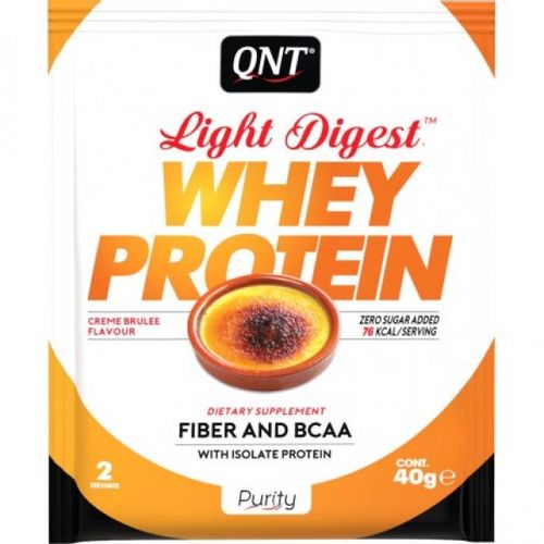 QNT Light Digest Whey, Creme brule, 40 g slika 1