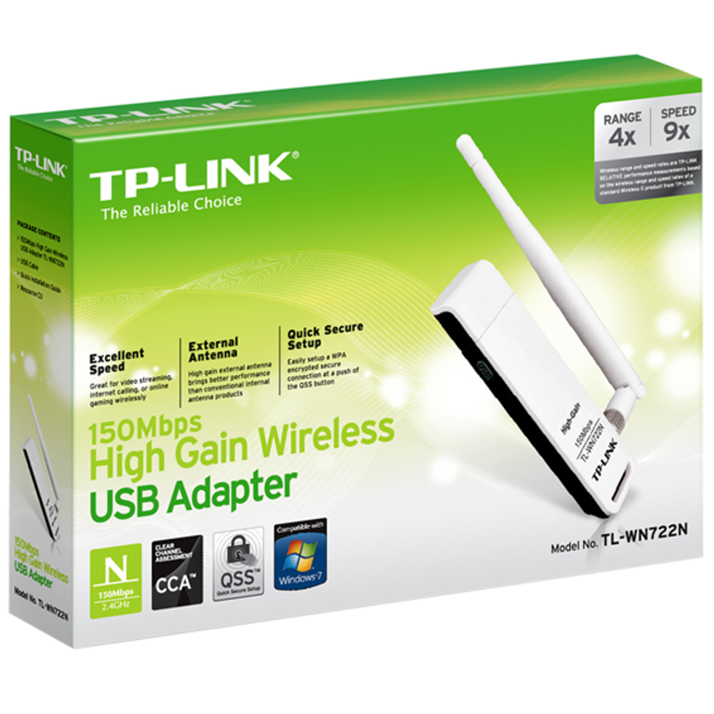 TP-LINK Wi-Fi mrežna kartica 150 Mbps - TL-WN722N slika 2
