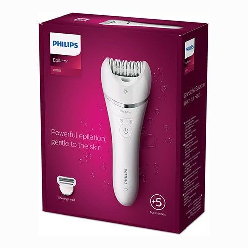 Philips BRE710/00 Epilator serije 8000 sa 5 nastavaka slika 5