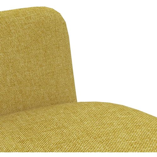 Blagovaonske stolice od tkanine 4 kom žute slika 26