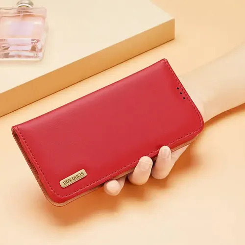DUX DUCIS Hivo - kožna torbica novčanik za Samsung Galaxy S23 crvena slika 2