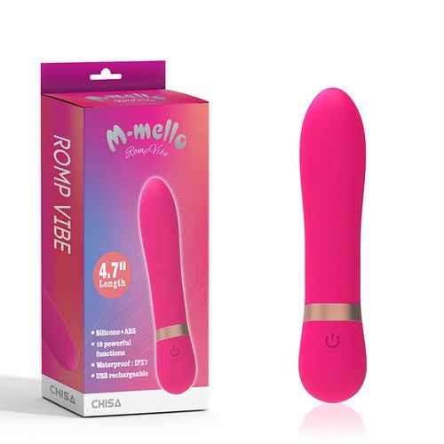 Silikonski Roze Vibrator 12cm Romp Vibe slika 1