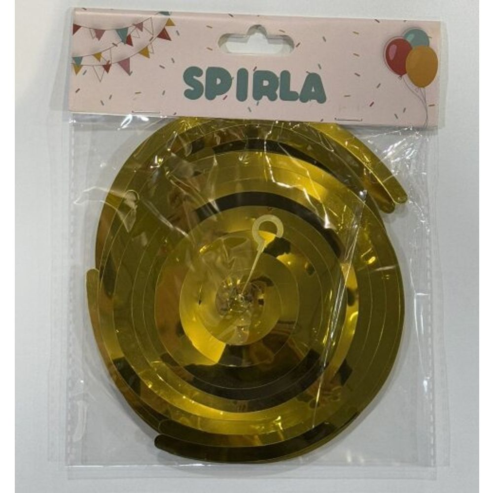 Viseca dekoracija 6/1 RAINBOW GOLD DOT slika 1