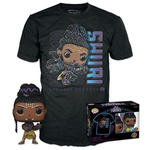 Ekskluzivni Set: Figura POP i Majica Marvel Black Panther Shuri - Veličina S slika 1